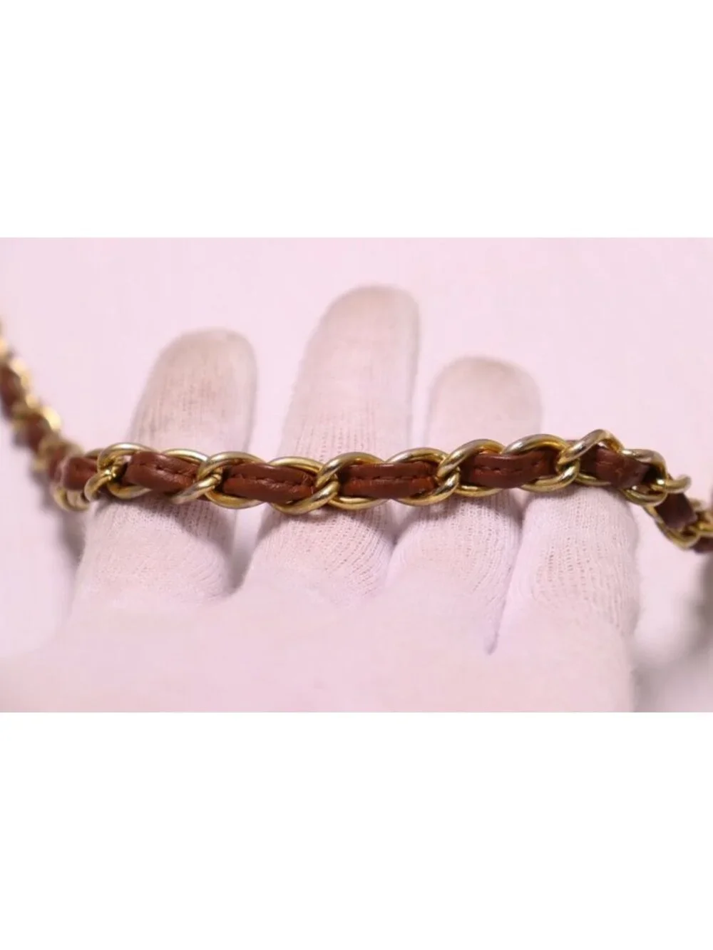 Chanel 0 Quilted Lambskin Chain Shoulder